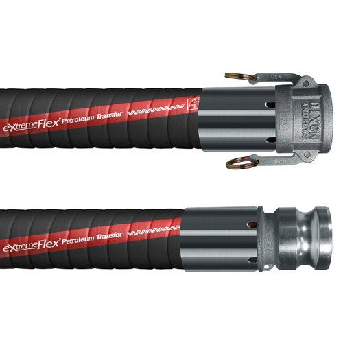 Continental ContiTech ExtremeFlex 4 in. Petroleum Transfer Hose Assemblies w/ Part C Female Coupler x Part E Male Adapter Ends