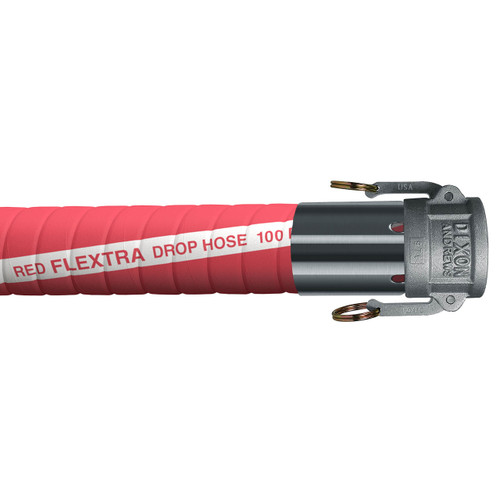 Continental ContiTech Red Flextra 2 in. 100 PSI Petroleum Transfer Hose Assemblies w/ Part C Female Couplers