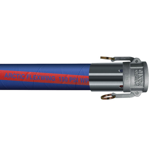 Continental ContiTech Plicord Arctic Flexwing 4 in. 150 PSI Suction and Discharge Hose Assemblies w/ Part C Female Couplers