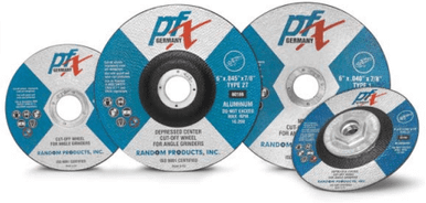 6 X .045 X 7/8 Type 27 Cutting Wheels, PFX/Germany Aluminum (25/Pkg.)
