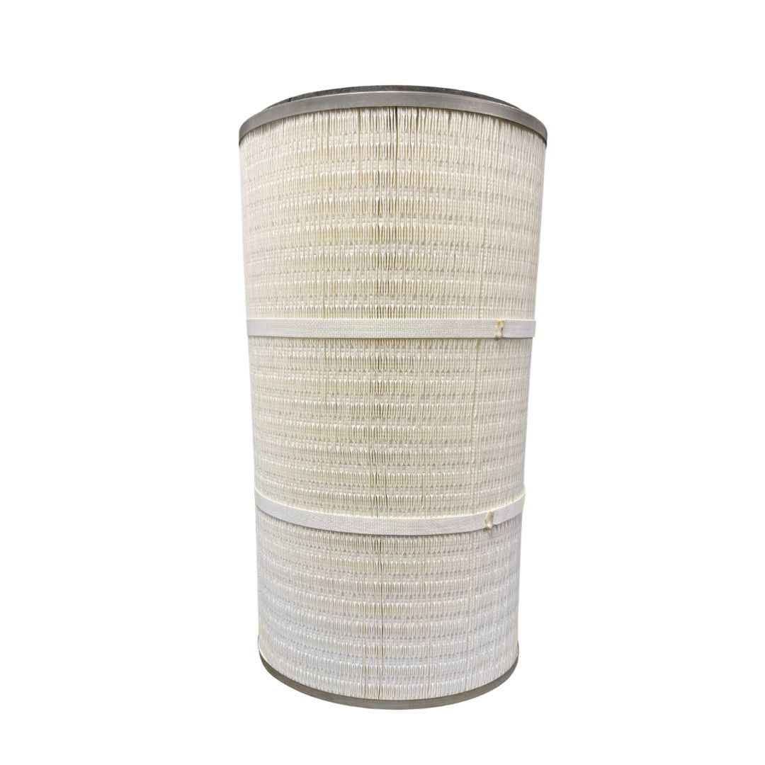 Dust Filter Cartridge - 14.36 Inch x 26 Inch Oval Open Top/Open Bottom - Nano on 80/20 Media - 4 Pack