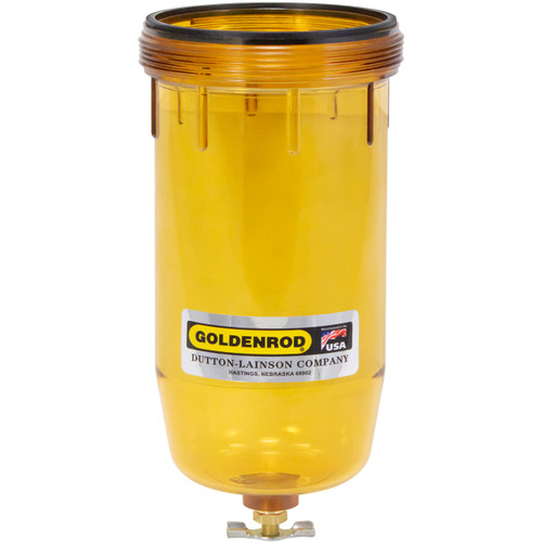 Goldenrod Replacement Bowl for 495 and 496 Series Filters