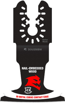 Diablo DOU250BW 2-1/2" Demo Demon™ Universal Fit Bi-Metal Oscillating Blade forNail-Embedded Wood