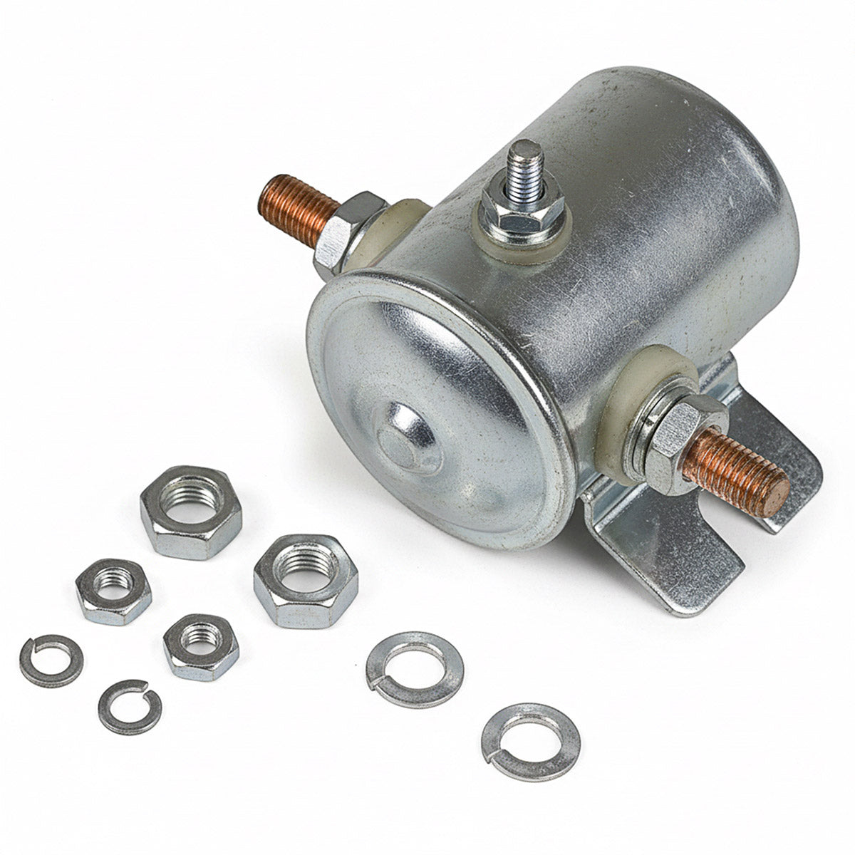 TISCO Starter Solenoid - Prestolite Style, 3 Terminal, 12 Volt, Metal Body for Allis Chalmers