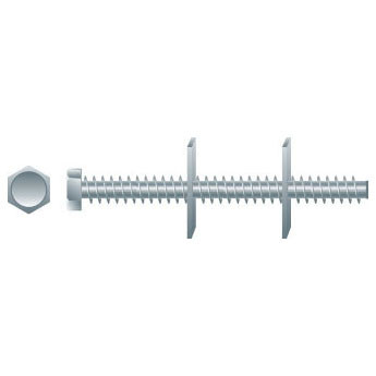1/4"-20 x 3-1/2" Draw Bolt, Joint Fastener (500/Bulk Pkg)