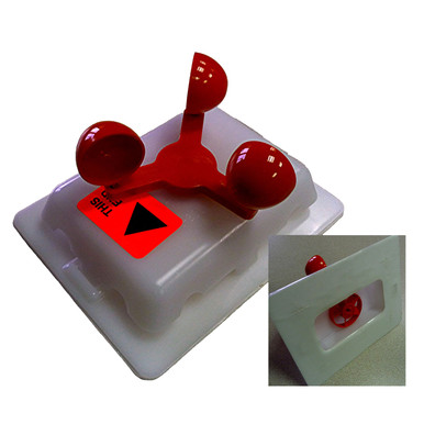 Wind Powered Weather Tight Vent White DS-683WP W