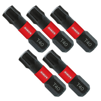 Diablo DT401P5 1" -40 Torx Drive Bits (5-Pack)
