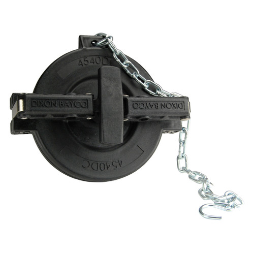 Dixon Bayco 4540DC-1200 4 in. Gravity Drop Adapter Dust Cap w/ Chain