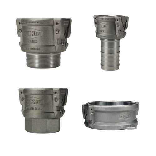 Dixon EZLink 3 in. Stainless Steel Armless Cam & Groove Fittings