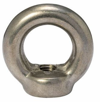 M16-2.0 DIN 582 Forged Eye Nuts, Plain (180/Pkg)