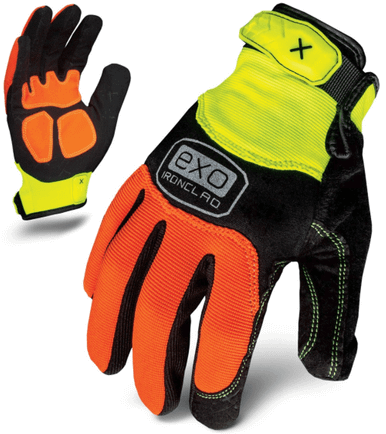 Ironclad EXO Pro Hi-Viz Abrasion Motor & Work Gloves, Medium #EXO2-HZA-03-M (12 Pair)