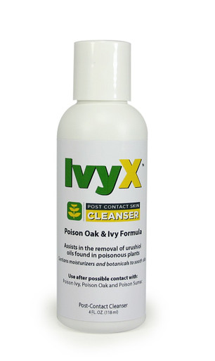 IvyX Post-Contact Cleanser, 4 oz. Bottle 18-060