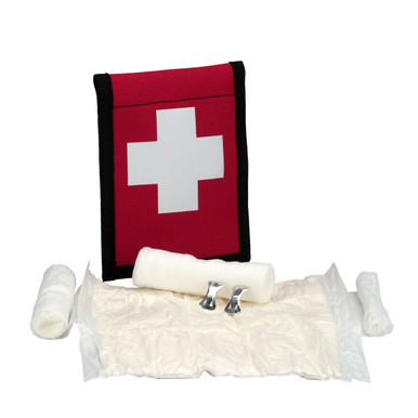 Climber's Blood stopper First Aid Kit, Fabric Pouch 7160
