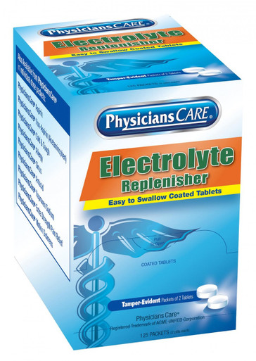 PhysiciansCare Electrolyte Tablets, Contains 125 packets of 2 tablets 90032