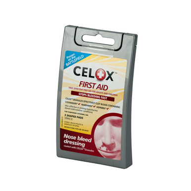 Celox Nosebleed First Aid, 5 Pack 90776