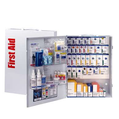 XL Metal SmartCompliance General Business First Aid Cabinet, ANSI 2021 Class B without Medications, 150 Person 90829