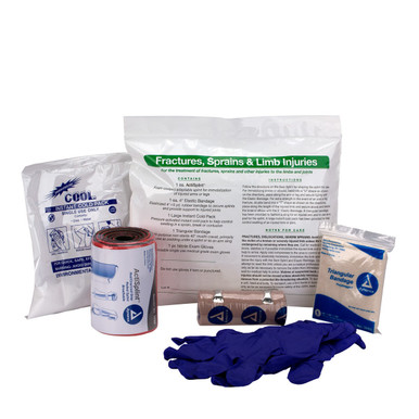 6 Piece Sam Splint Limb Injury Treatment Pack First Aid Triage Pack - Splint/Limb Injury Treatment 991