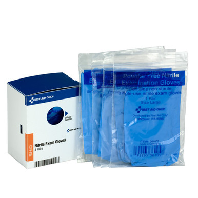 SmartCompliance Nitrile Exam Gloves, 4 Pairs per Box FAE-6102