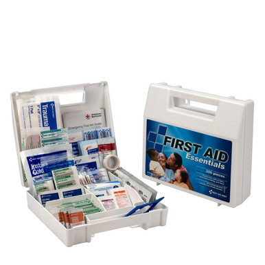 First Aid Kit, 199 Piece, Plastic Case FAO-134