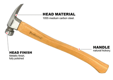 California Framing Milled Face Proferred Hammer (21oz)