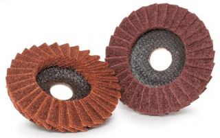 4-1/2 X 7/8 Coarse Flap Discs, Surface Conditioning, Type 29/Angle-Fiberglass (10/Disc)