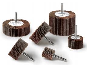 1x1x1/4 120-Grit Advantage Mounted Flap Wheels (100/Pkg.)