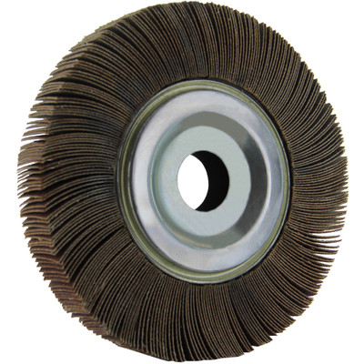 4-1/2" x 3/4" x 5/8"-11 Flap Wheel for Angle Grinder (Box Qty: 5) | 80 Grit | SAIT United Abrasives 72133