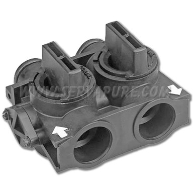 Fleck 60049, Bypass Valve Assembly, 3/4'' In/Out, Plastic