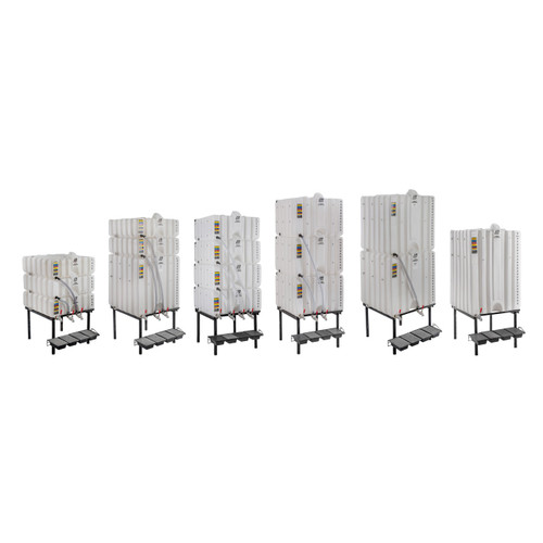 Snyder Industries Cubetainer Stackable Tank Packages - Gravity Feed