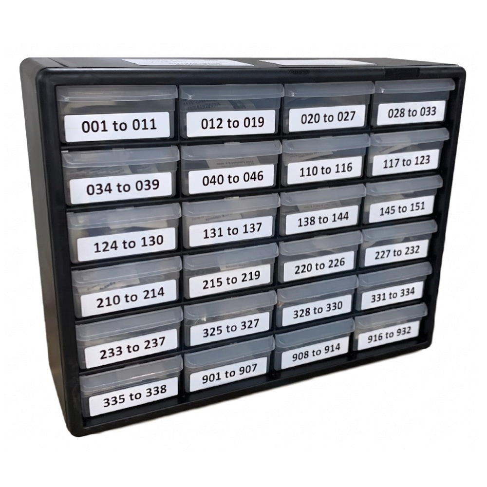 Global O-Ring Viton (FKM) Warehouse Kit - 75 Duro Brown - 1100 Pcs (150 Sizes)