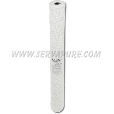H2Only 25M-BCSS-20, 25 Micron Wound Bleached Cotton SS Core