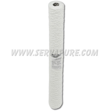 H2Only 30M-BCSS-20, 30 Micron Wound Bleached Cotton SS Core