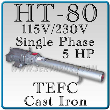 Webtrol H80B4T HT Series Booster Pump, Cast Iron