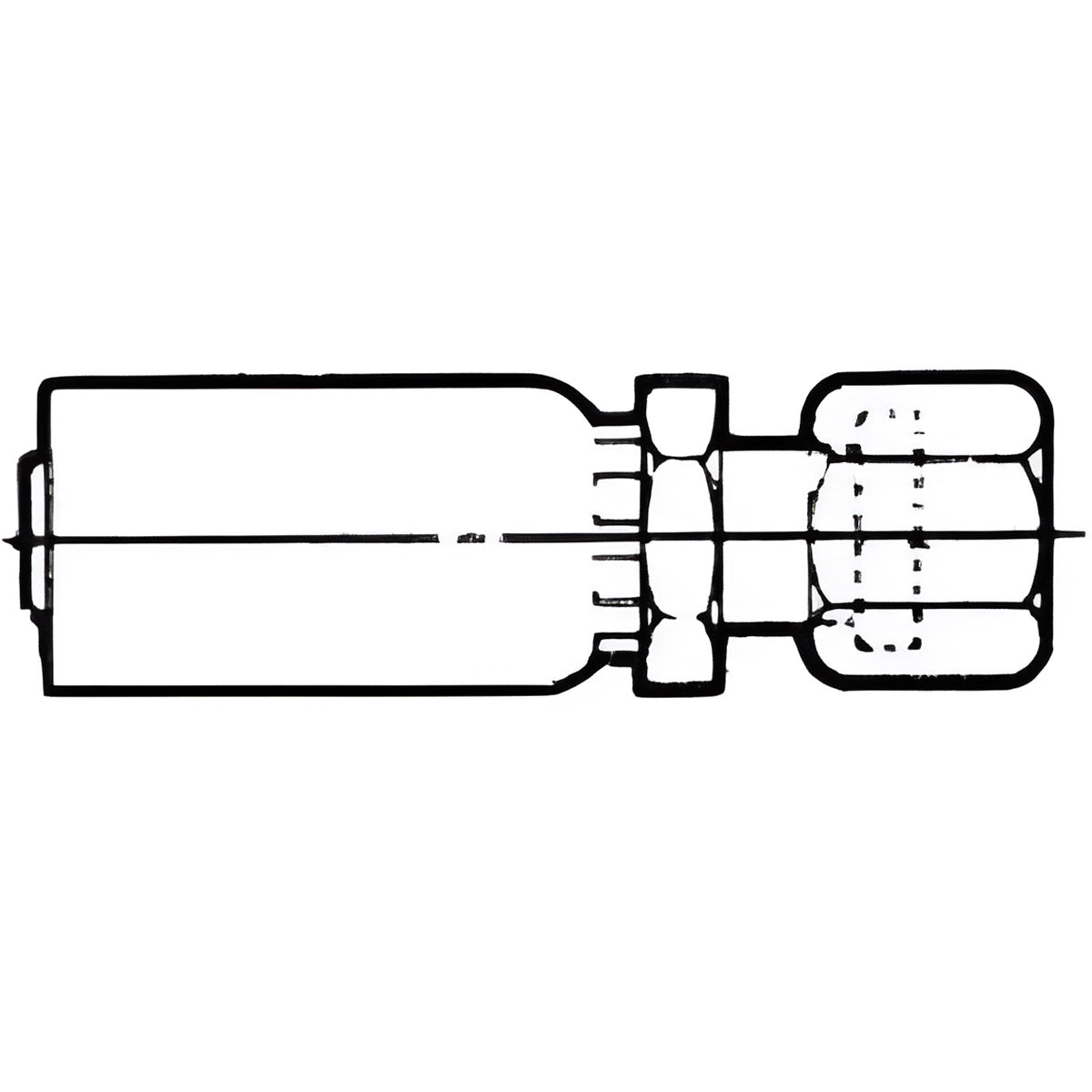 1/4 INCH HOSE X 11/16 INCH - 16 ORFS FEMALE STRAIGHT SWIVEL