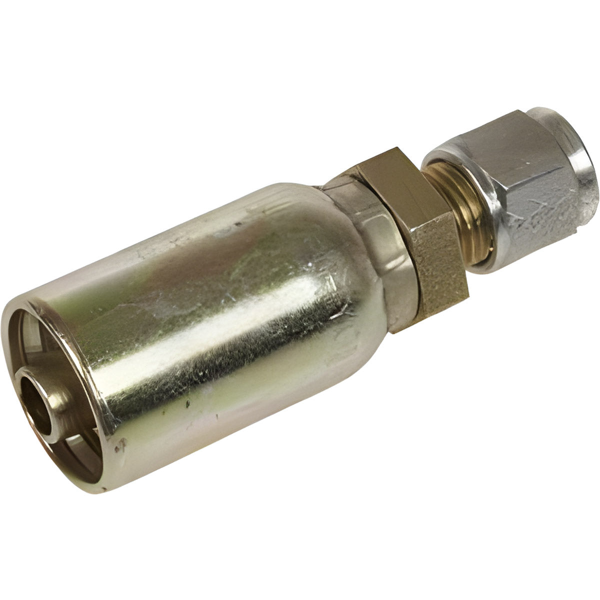 3/8 INCH HOSE X 3/4 INCH - 16 FERULOK FLARELESS FEMALE STRAIGHT SWIVEL, WHILE SUPPLIES LAST