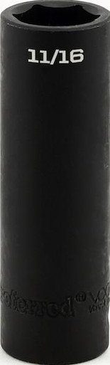 1 1/16" Deep Impact 6 Point 1/2" Drive Sae Socket