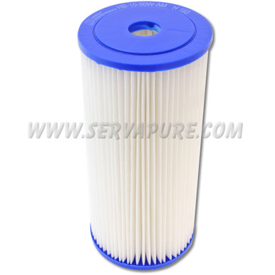 Harmsco HB-10-50W-AM, 50 Micron SureSafe™ Antimicrobial Calypso Blue™ Series Filter Cartridge
