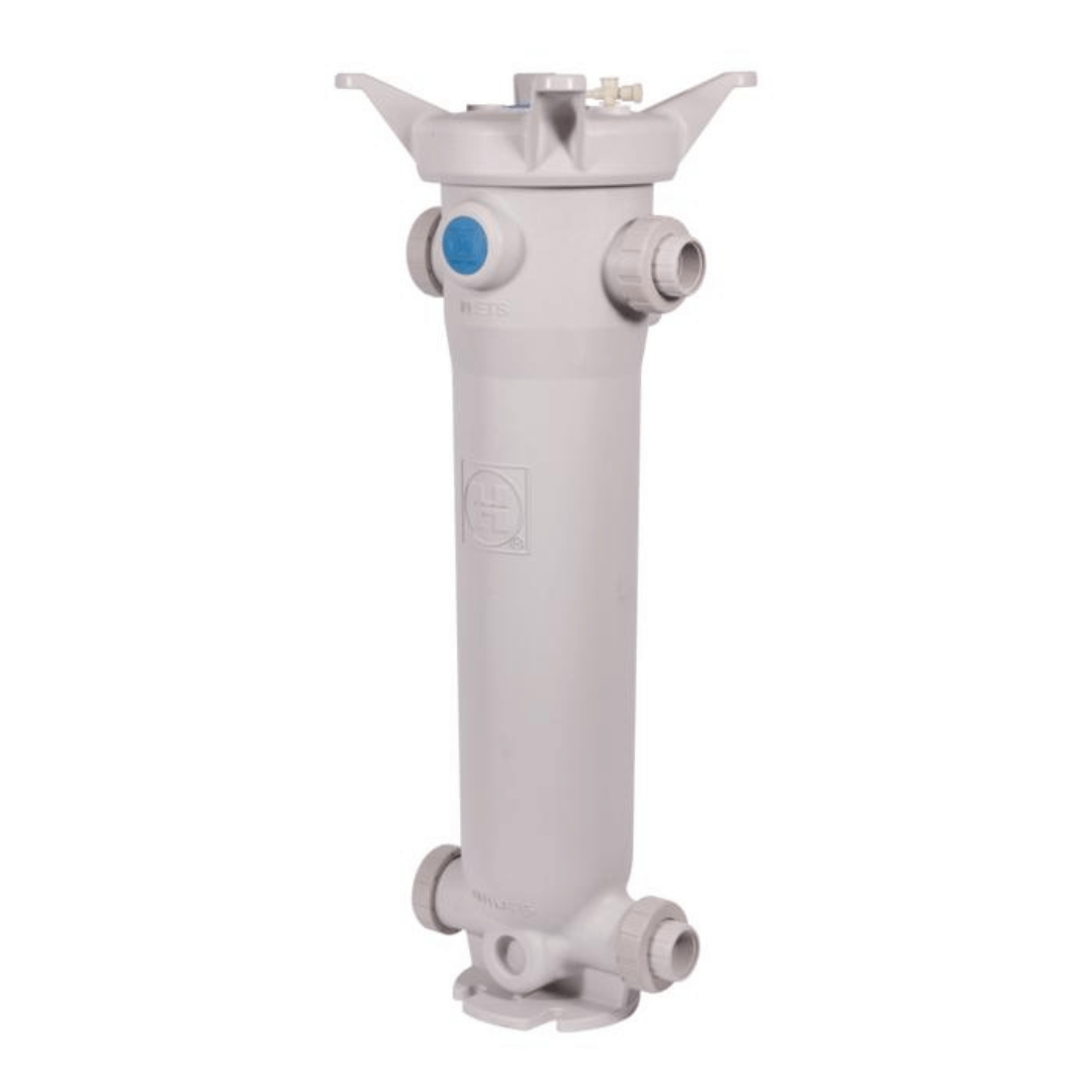 Hayward FLV Series Glass Filled Polypropylene #2 Bag Filter Housing, FPM Seals, PVC Socket End Connections