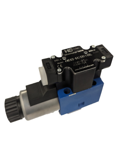 Cetop D03 (ISO NG6) Solenoid OperatedDirectional Valves: 24 VDC Junction Box, 4-way 2-Position, Spring Return