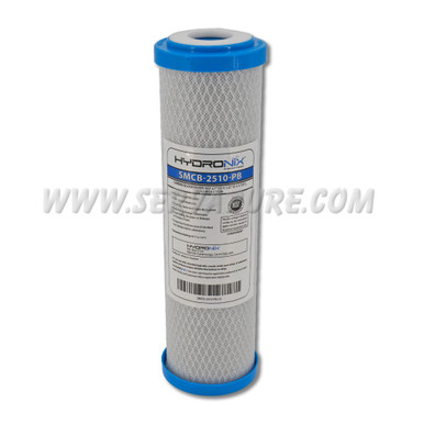 Hydronix SMCB-2510-PB Carbon Block Filter, 2.5" x 9-7/8", 0.5 Micron Lead Reduction