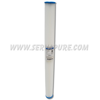 Hydronix SPC-25-3050, Sediment Pleated Cartridge, 2.5" x 30", 50 Micron