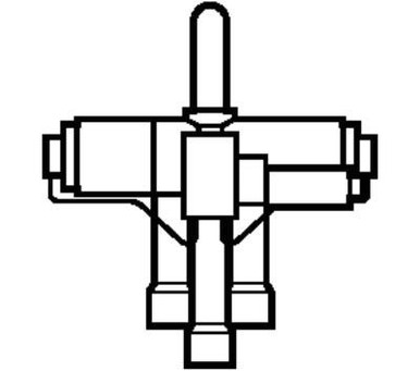 061L2093 Danfoss 4-way reversing valve coil, STF