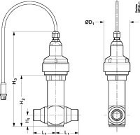 027H7186 Danfoss Electric regulating valve, CCM 30