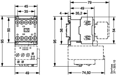 037H350102 Danfoss Contactor, CI 5-2