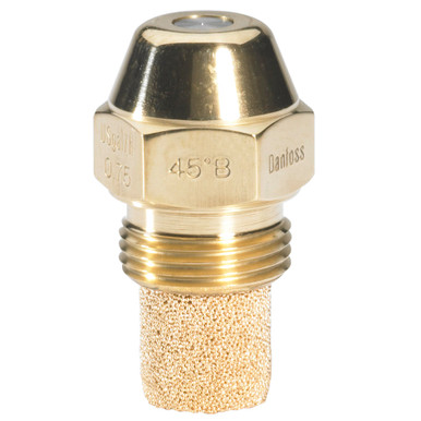 030B0145 Danfoss Oil Nozzles, OD B, 17.00 gal/h, 67.43 kg/h, 60 °, Semi solid