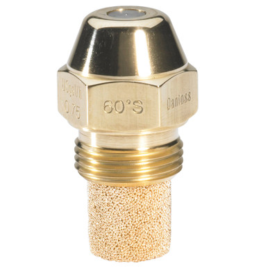030F8148 Danfoss Oil Nozzles, OD S, 5.00 gal/h, 18.49 kg/h, 80 °, Solid