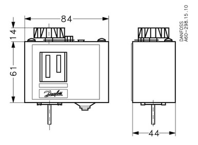 060L112866 Danfoss Thermostat, KP61