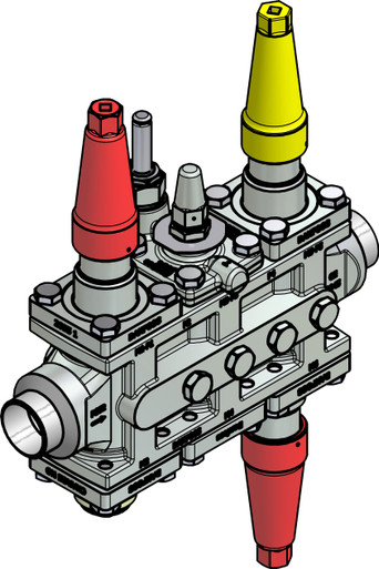 027L4016 Danfoss Valve station, ICF 25-6-1RB