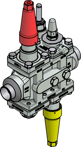 027L4085 Danfoss Valve station, ICF 25-4-10RB