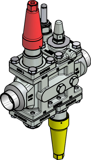 027L4090 Danfoss Valve station, ICF 25-4-10RB